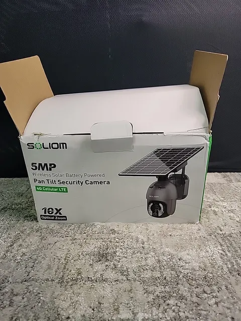 SOLIOM Security Cameras Wireless Solar Battery Outdoor, 5MP WiFi