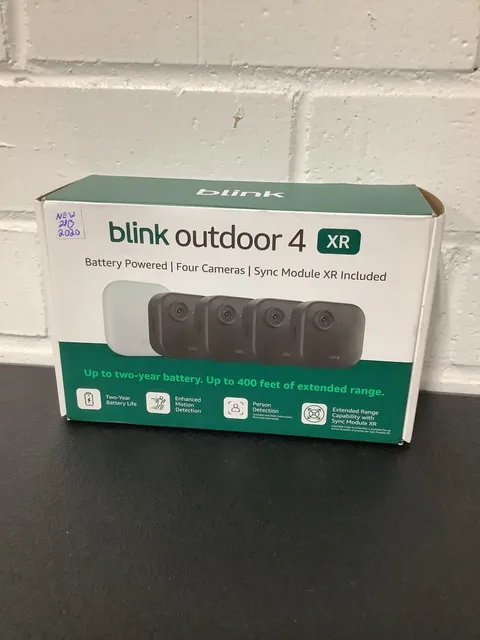 Blink Outdoor 4 XR Four Camera System With Sync Module XR Bundle