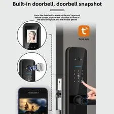 Smart Fingerprint Door Lock with Camera