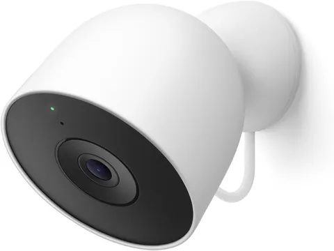 Google Nest Cam Outdoor (Wired, 2nd Gen) - Security Camera - 2025 - Snow | 2K vi
