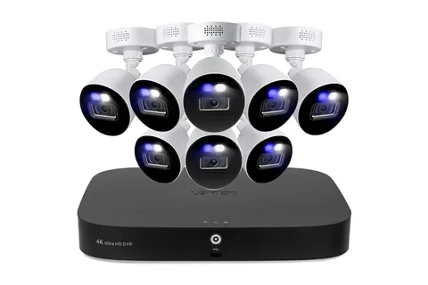 8 CAMERAS Lorex Fusion 4K 20-Channel 16 Wired and 4 Fusion Wi-Fi DVR SYSTEM 1TB