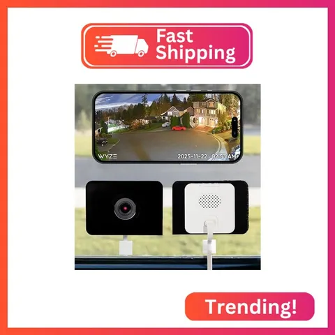 Wyze Window Camera, WiFi Indoor HD Home Security Camera, Upgraded Color Night Vi
