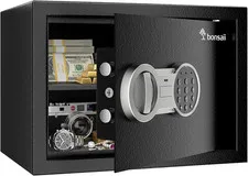 Bonsaii Safe Box with Electronic Keypad for Home Office, 0.6 Cu.Ft | SPCC Steel,