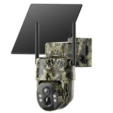 [Summerwins] Wireless 4G Solar Security Camera, 2K Full Color Night Vision, 360°