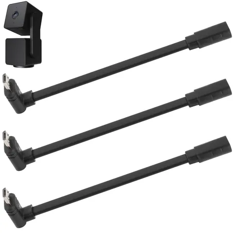 3 PCS 5 Inch Extension Cable Male To Female Micro USB For Wyze Cam Pan V3 Pro