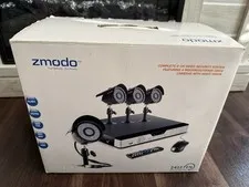 Zmodo ZMD-DD-SBN8 8 CH Video Security System DVR + 3 Cameras READ