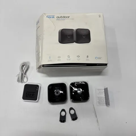 Blink Outdoor 2-Cam 1080p Wireless Wi-Fi Battery Weather Resistant Alexa