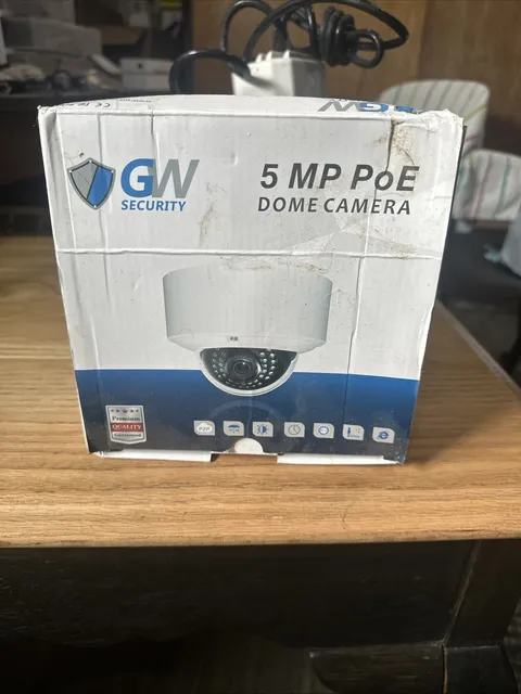 GW Security 5 Megapixel 2592 x 1920 Pixel H.265 HD 1920P Outdoor Indoor PoE Powe
