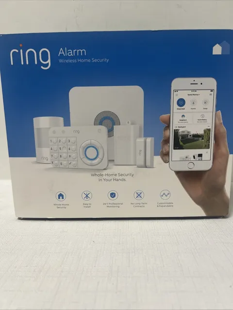 Open Box/ NEW Ring Alarm 5 Piece Kit (1st Gen) Home Security System