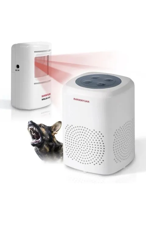 RANXINYUAN Barking Dog Motion Sensor-Pir Human Body Dog Barking Alarm Realist...