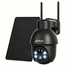 ANRAN 5MP Wireless Security Camera WiFi Solar Battery Powered Outdoor Home Audio
