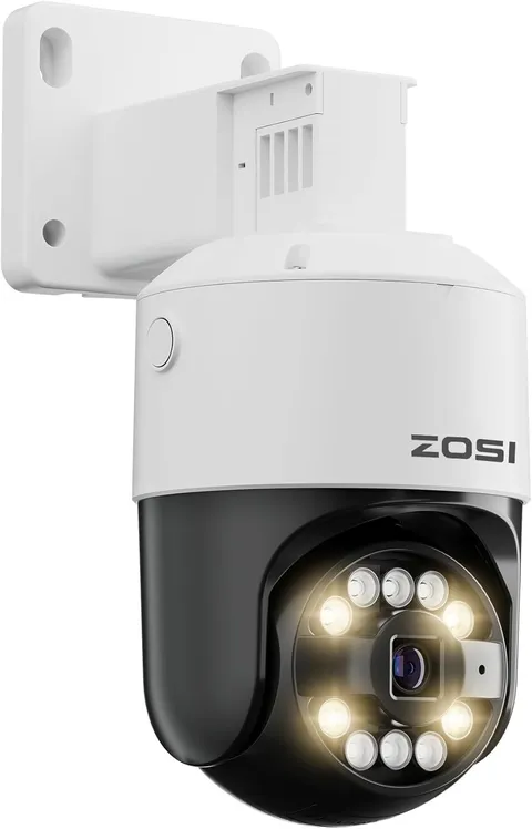 ZOSI C296 4K 8MP PoE IP PT Add-on Security 2-Way Talk Camera Color night vision