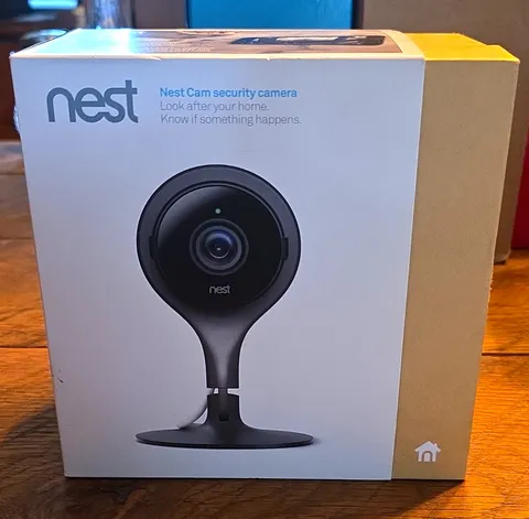 Nest Cam 1080p Wi‑Fi Indoor IP Security Camera, 24/7 Live Streaming, Black