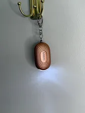 SABRE Personal Alarm w/ LED Light 120 dB Keyring, Rose Gold (PA-LED-RGM)
