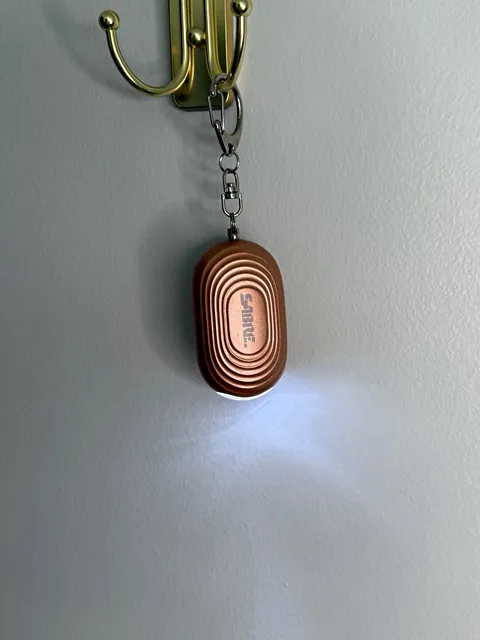SABRE Personal Alarm w/ LED Light 120 dB Keyring, Rose Gold (PA-LED-RGM)