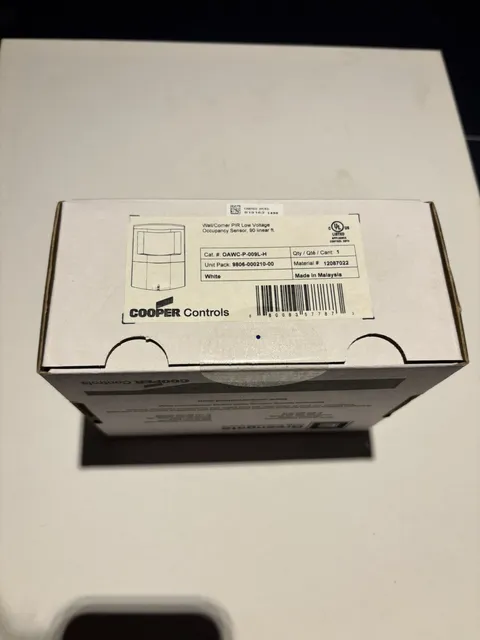 Cooper Wall/Corner PIR low Voltage Occupancy Sensor OAWC-P-009L-H 90 Linear Ft