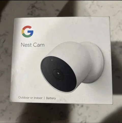 Google Nest Cam Indoor/Outdoor Surveillance Camera - Snow, Pack of 1
