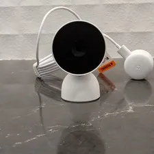 Google Nest Cam Indoor 1080p Wi‑Fi IP Security Camera White Wall Plug-In