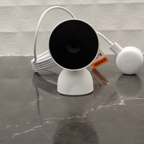 Google Nest Cam Indoor 1080p Wi‑Fi IP Security Camera White Wall Plug-In