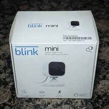 Blink Mini Indoor Plug-In Live HD Smart Security Camera NEW IN BOX