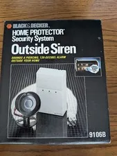 Black & Decker 9106B Home Protector Security System Outside Siren New In Box