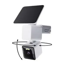 Solar Cam Pan, 2K Wireless Outdoor Security Camera with 360° Pan-Tilt |