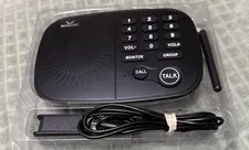 HOSMART HY810 Wireless Intercom System 10 Chan 1/2 Mile Home Black