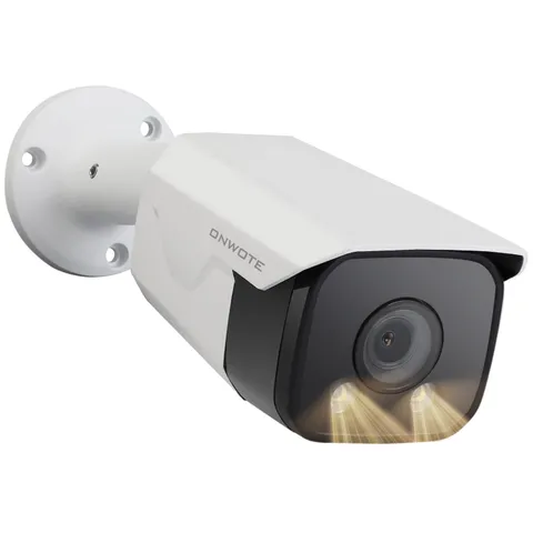 ONWOTE 4K 8MP PoE IP Camera, Smart AI Human Vehicle Detection Activate Bright...