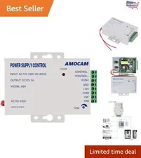 Easy-Install K80 AC 110-240V to DC 12V Power Supply for Home Security Systems