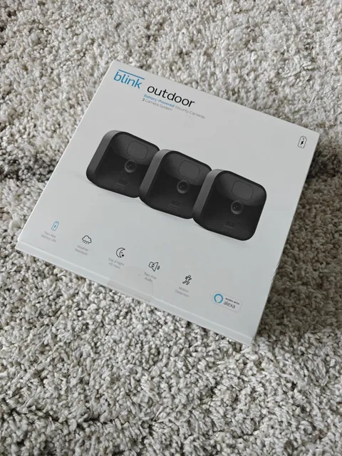 Blink Outdoor Battery-Powered Wireless Security Camera 3rd Gen 3-Pack New Sealed