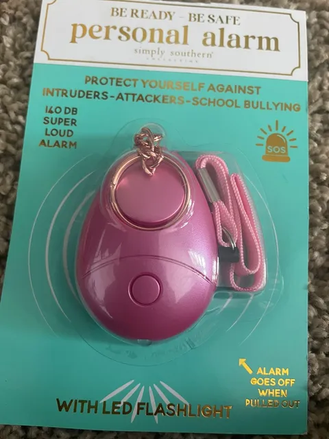 Simply Southern Be Ready Be Safe Personal Alarm 140 DB SUPER LOUD ALARM SOS