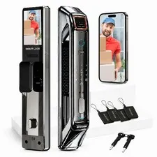 Smart Door Lock with Camera & 3D Face Recognition: Biometric Palm Vein Scanner