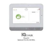 Qolsys IQ 5 Hub PowerG+ Touchscreen Home Security Alarm Control Panel White