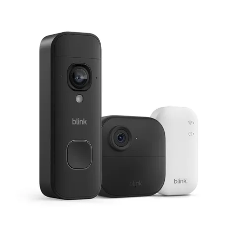 Blink Outdoor 4 Wireless Camera Security System & Blink Video Doorbell BUNDLE