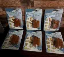  Home Security Wireless Alarm Faux Wood Door Chime Battery Operated New Lot 6 