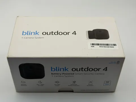 Blink Outdoor 4 Security Camera System 4th Generation 1 Camera Black SEALED NEW