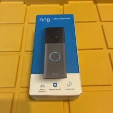 Ring - Battery Doorbell (newest model) Retinal 2K with wide-angle video - New!