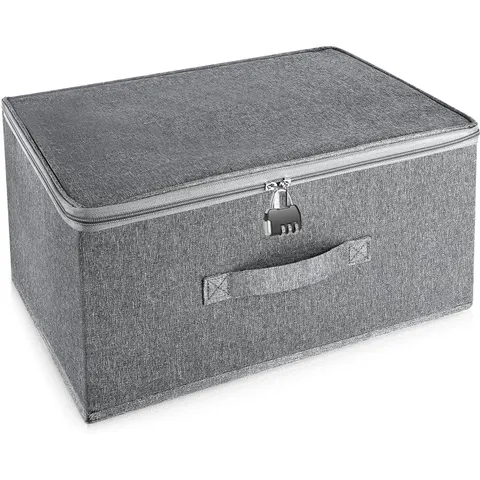 Lockable Storage , 16 x 12 x 8 in Foldable Closet Organizer