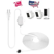 Weatherproof 25ft USB-C Power Cable for Spotlight Cam Plus Pro Outdoor Use White