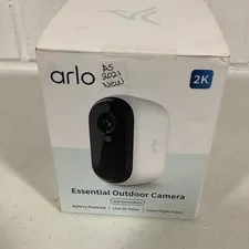 Arlo Essential Security Camera 2K Outdoor 2ndGen Wireless with Spotlight
