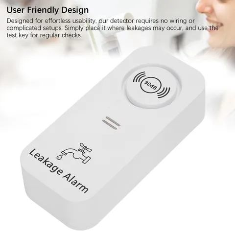 Water Leakage Detector IP66 Water Proof 90dB Water Leakage Sensor for Bathroom