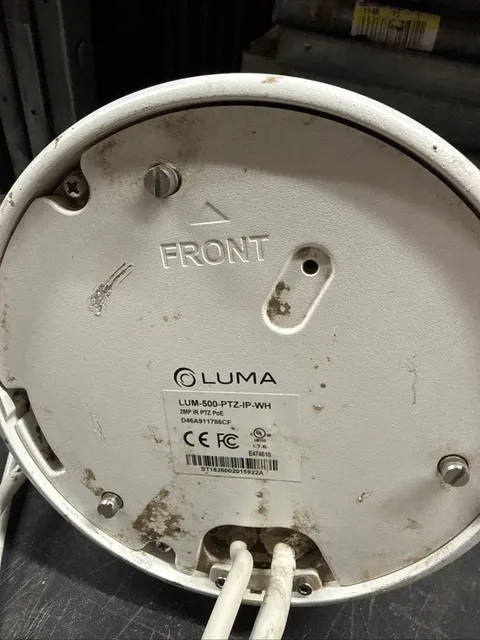 Lot of 3 Luma IP PoE Cameras LUM-500-PTZ-IP-WH & LUM-700-DOM-IPH-WH