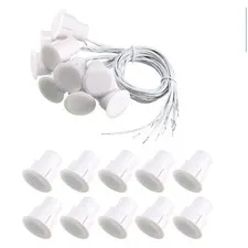 10pcs RC-36 N.C. Recessed Magnetic Wired Door Contact Sensor Alarm Reed Switch