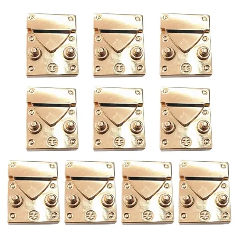 Fashion Bag Lock Buckle Trendy & Functional Accessory 10pcs for Fashionable Bag
