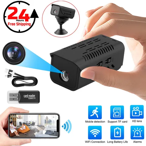 Smart Mini 1080P WiFi Camera Wireless Motion Detection w/Battery Home Security