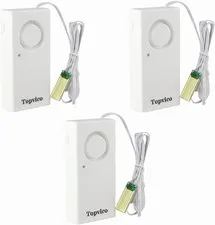 Topvico Water Leak Sensor Detector Flood Alarm for Basement RV Moisture 120dB...