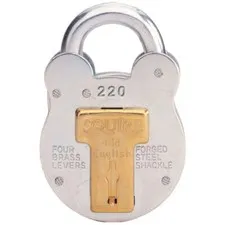 Squire 220 Old English Lock With Steel Case 38mm