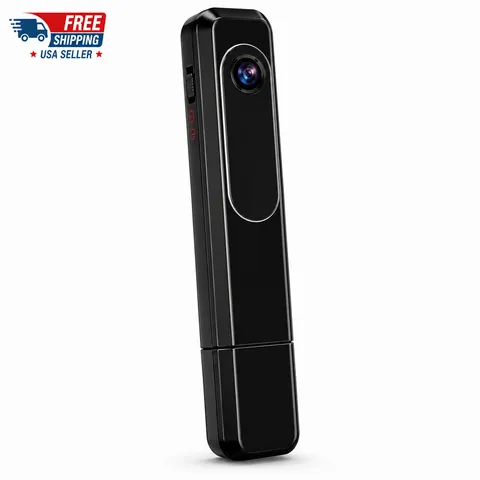 Mini Body Camera 1080P HD Video Audio Recorder Portable Pocket Cam No WiFi