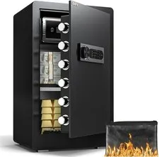 Digital Security Safe Box 4.0 Cu Ft With Fireproof Bag
