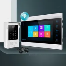 HOMSECUR 7" Wired WIFI Video&Audio Home Intercom Card Access for Home Security